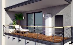 Venkovní termodynamický systém EnergyPanel pro ohřev TUV